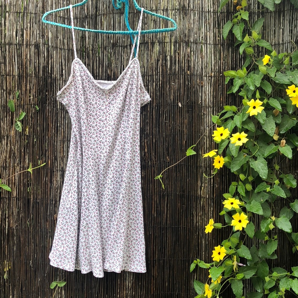 Cotton summer dress, cute with boots.